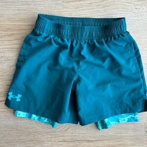 Under Armour Dark Teal Sports Shorts